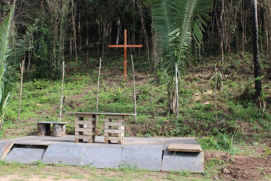 Pedra fundamental para a construção de novo Santuário