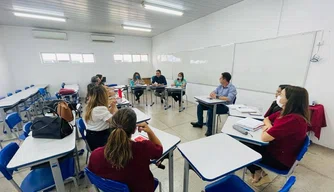 Reunião de planejamento de crises da Semec