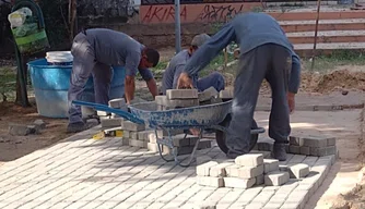 Obras na Praça da Telemar