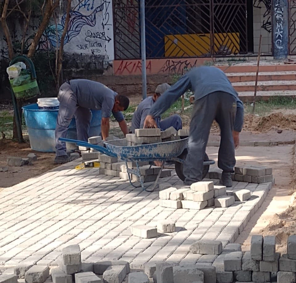 Obras na Praça da Telemar