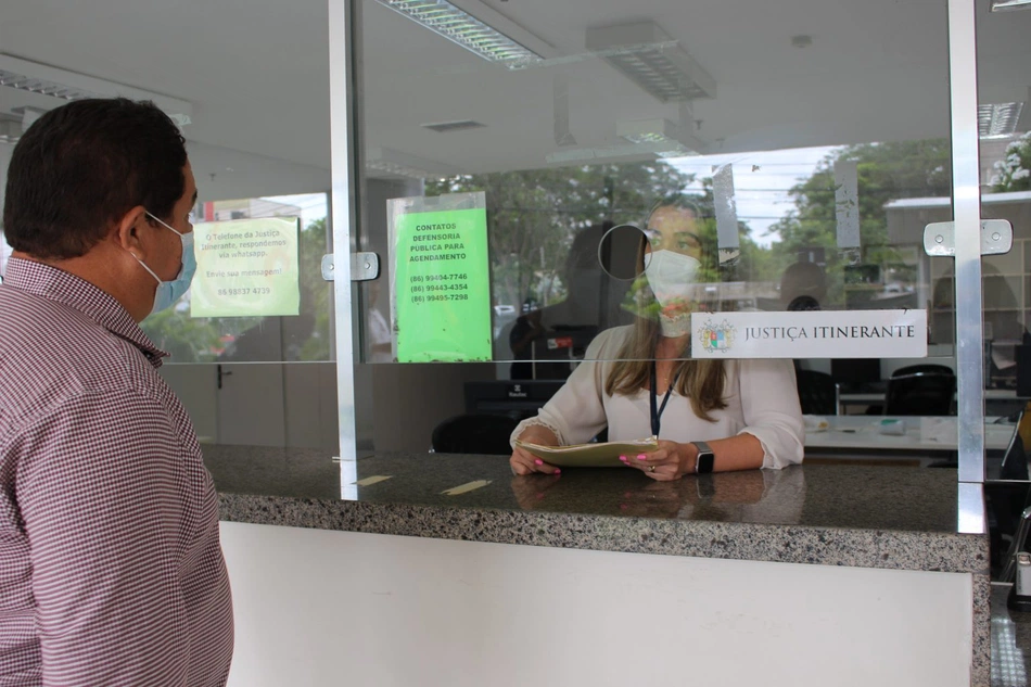 Ação da Justiça Itinerante do TJ-PI.