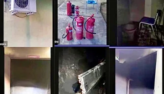 Ministério Público faz vistoria em alojamento em centro de internação provisória.