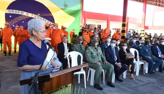 Solenidade para entrega de equipamentos do Corpo de Bombeiros