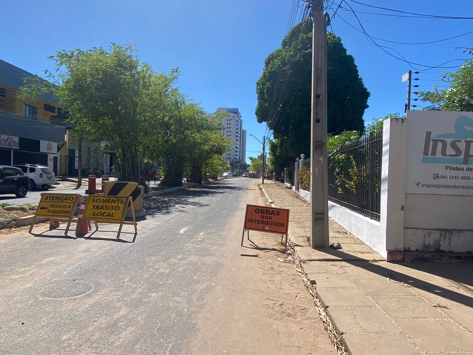 Trecho da Avenida Senador Arêa Leão em Teresina.