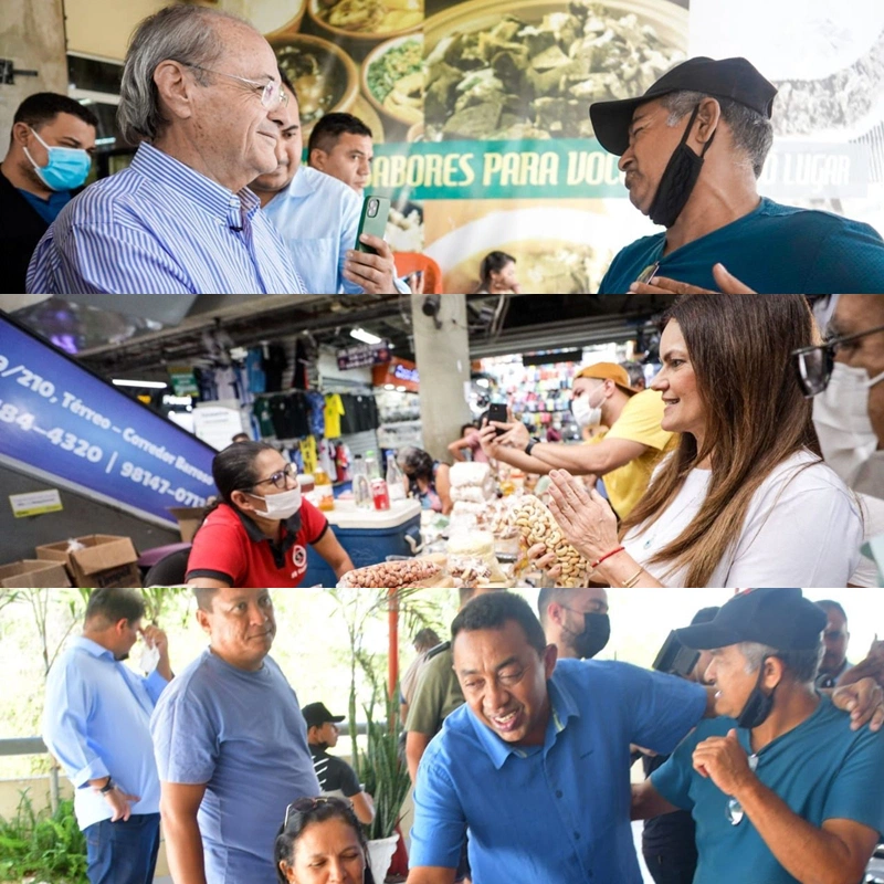 Visita da chapa de oposição ao Shopping da Cidade de Teresina.