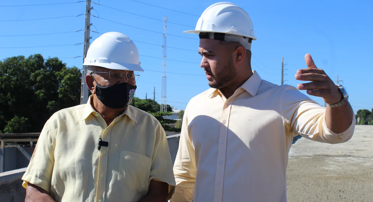 Dr. Pessoa visita obra do viaduto da Tabuleta nesta terça