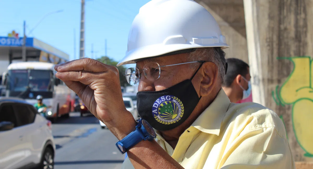 Dr. Pessoa visita obra do viaduto da Tabuleta nesta terça