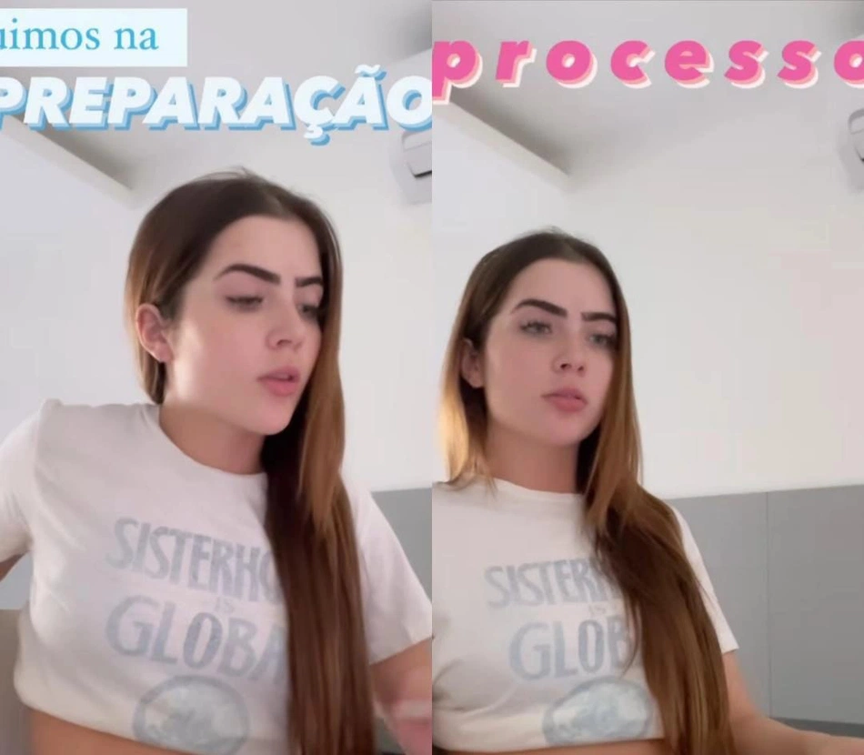 Jade Picon mostra rotina de preparação para  Travessia  nos stories.