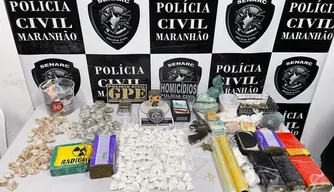 Polícia Civil prende dupla em investigação de tráfico de drogas em Timon.