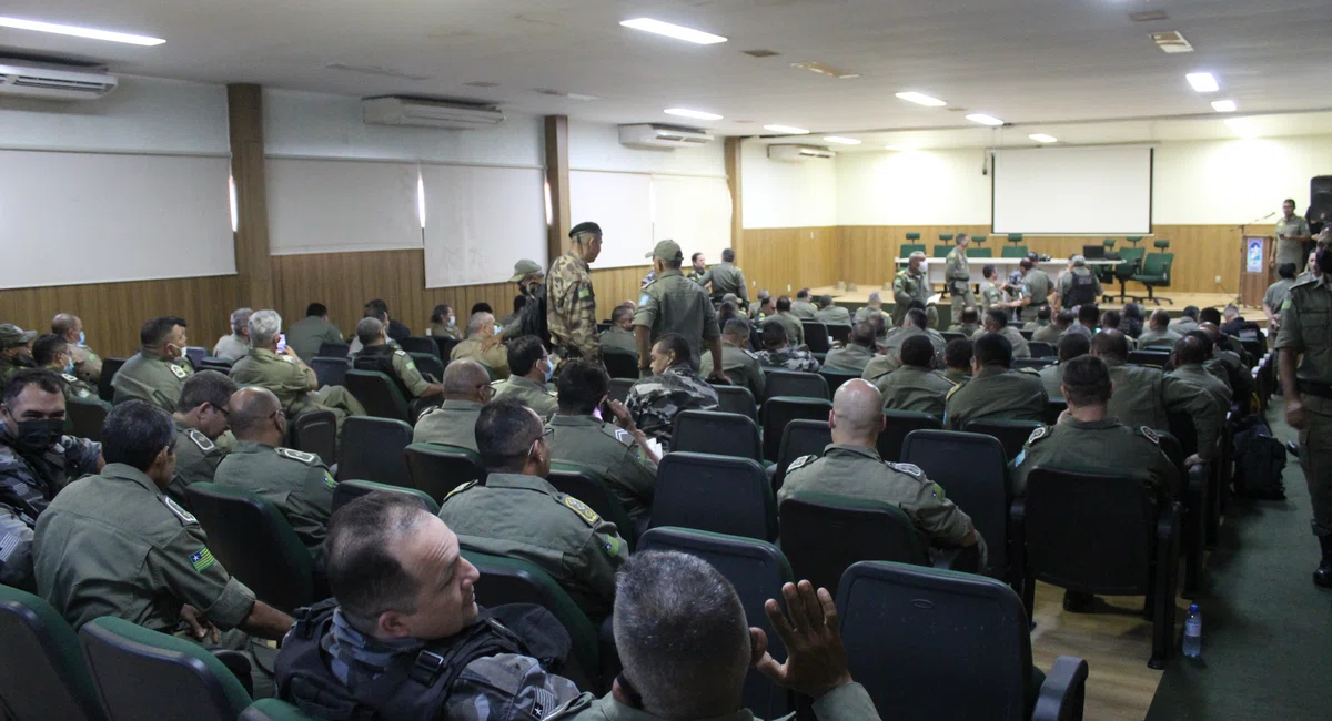 Reunião da PM com Diretores e Comandantes da capital e interior