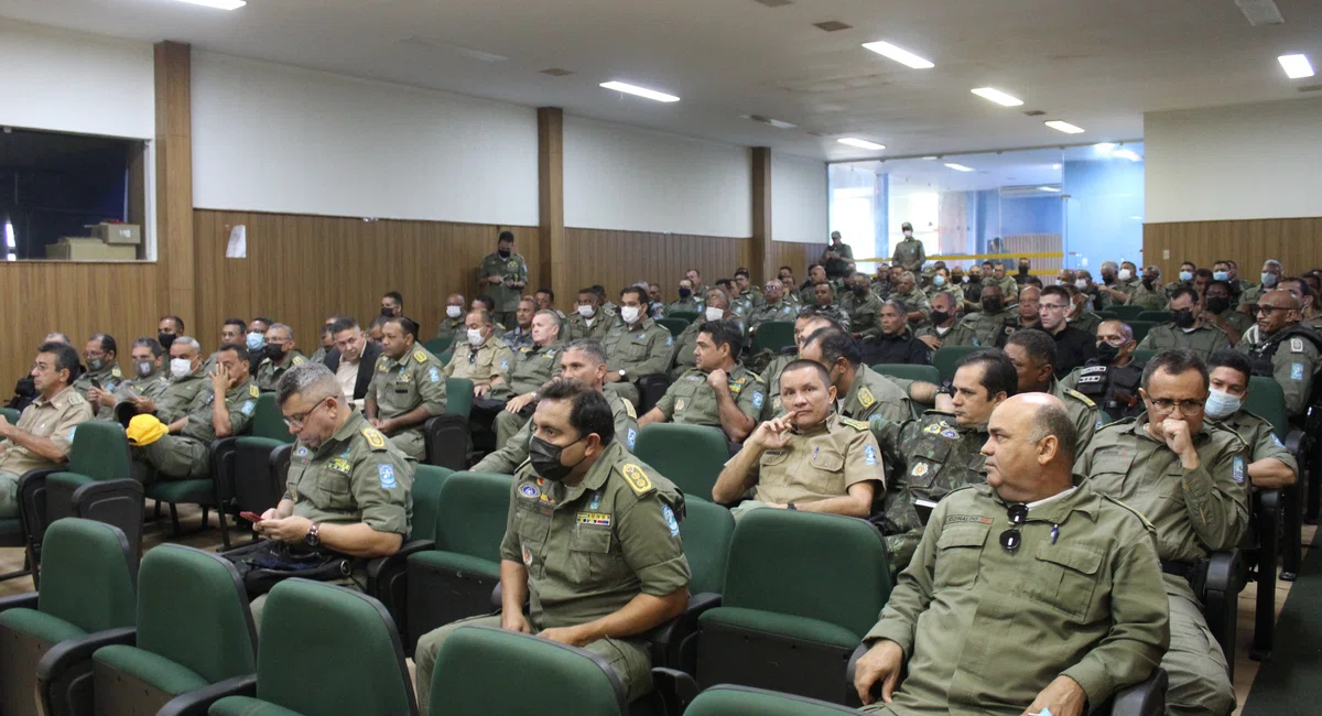 Reunião da PM com Diretores e Comandantes da capital e interior