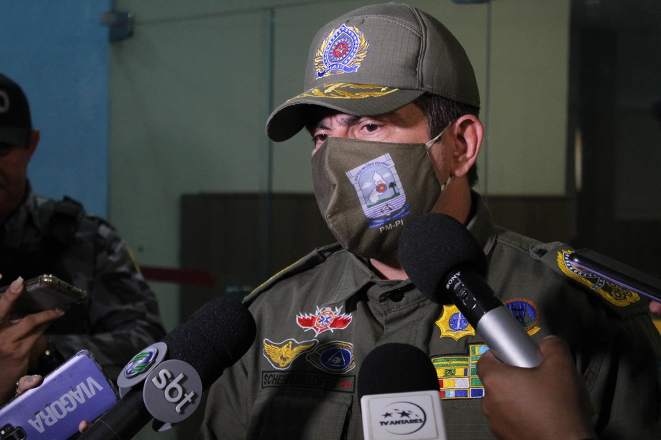 Scheiwann Lopes, comandante da Polícia Militar do Piauí