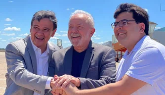 Wellington Dias, Lula e Rafael Fonteles