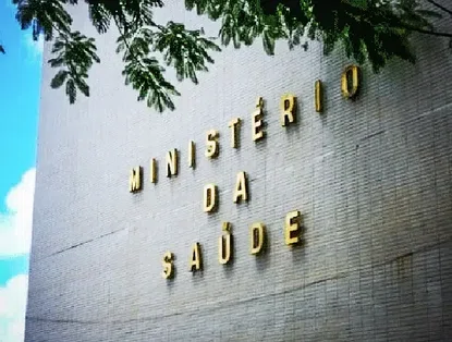 Fachada da Sede do Ministério da Saúde.