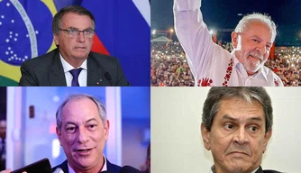 Candidatos a presidência da República.