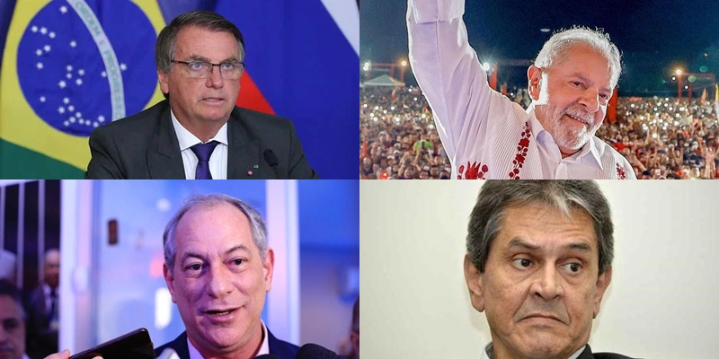 Candidatos a presidência da República.