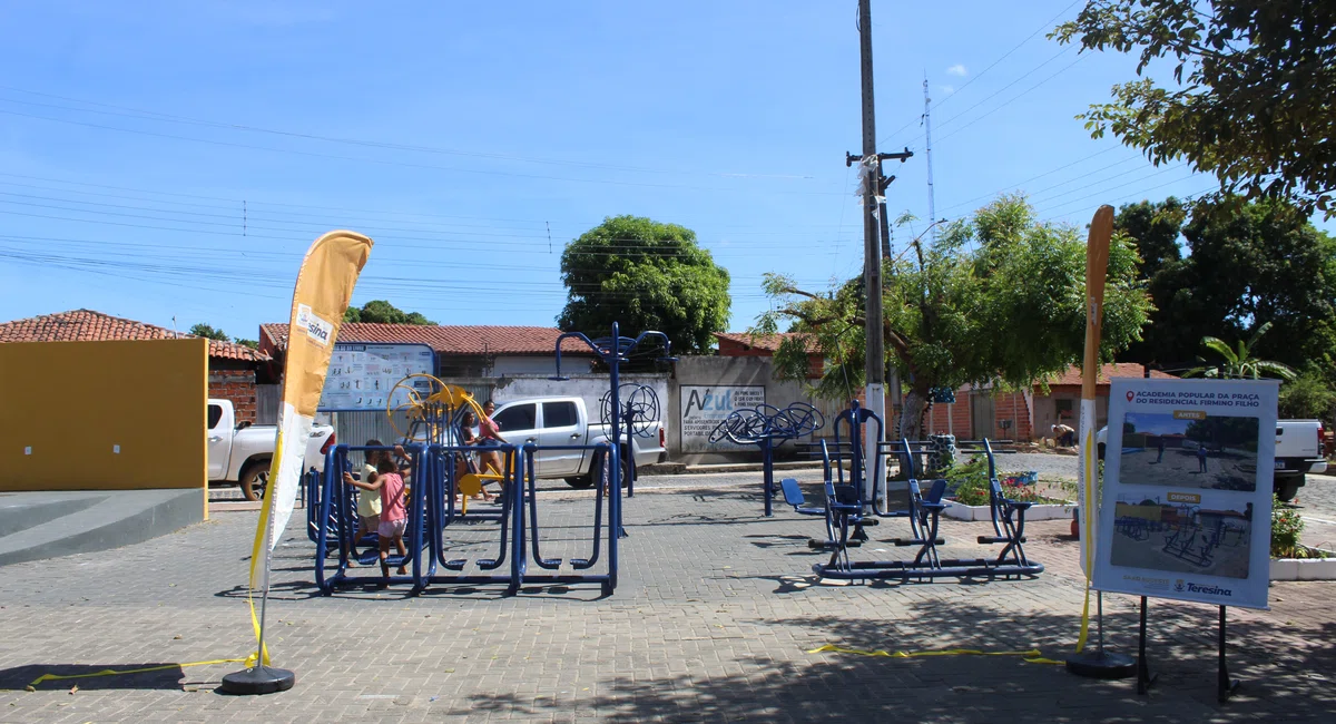 Academia popular na Firmino Filho