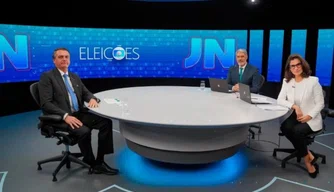 Bolsonaro em sabatina no Jornal Nacional