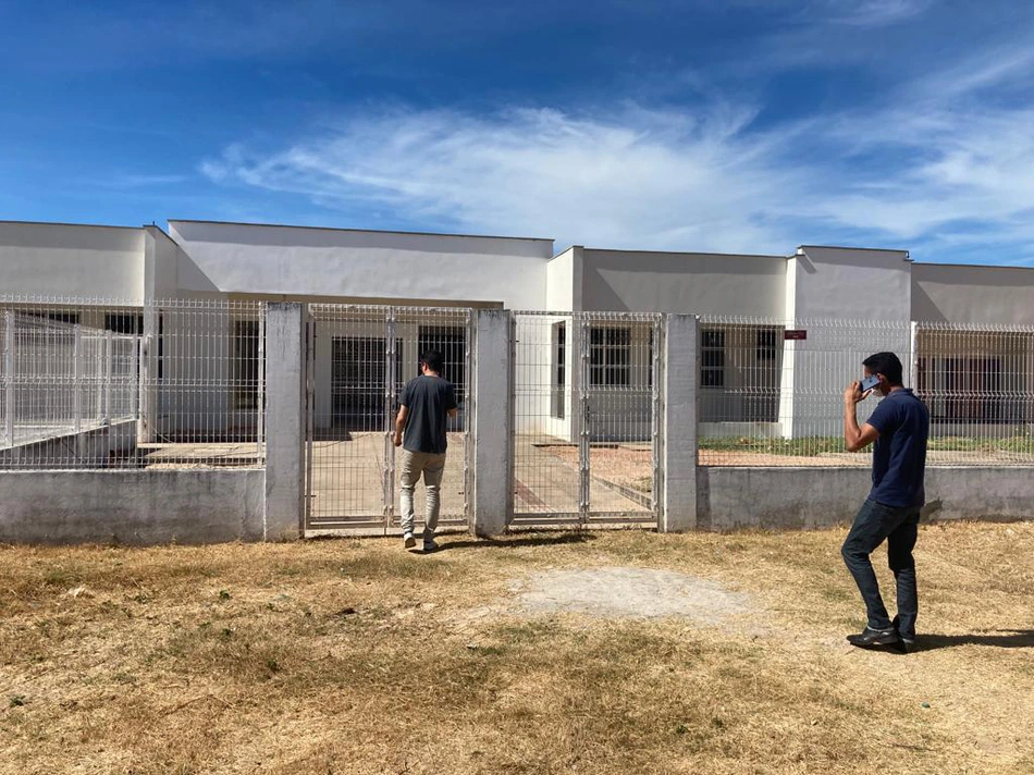 Vistoria de creche em Demerval Lobão.