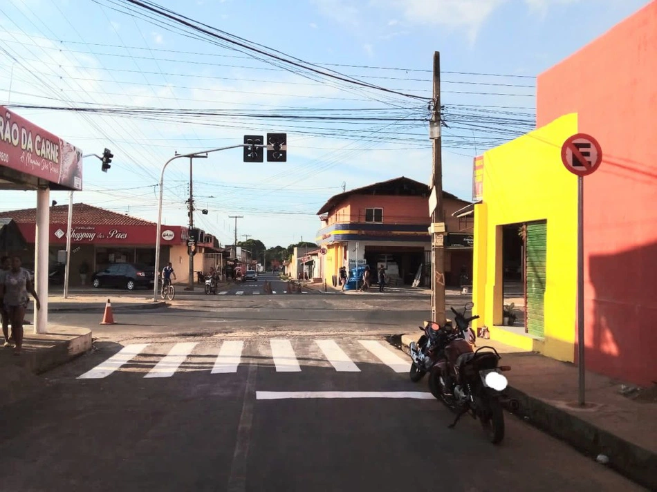 Novo semáforo é instalado em cruzamento na Santa Maria da Codipi