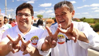 Rafael Fonteles  e Wellington Dias visitam Serra da Capivara