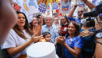 Sílvio Mendes comemora aniversário no Shopping da Cidade