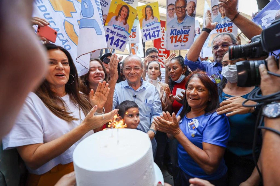 Sílvio Mendes comemora aniversário no Shopping da Cidade