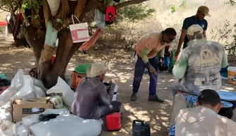 Trabalhadores em situação degradante no Piauí.