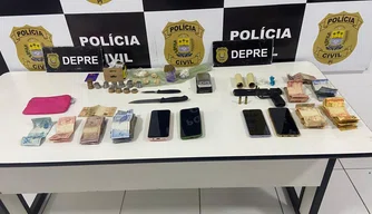 Apreensão realizada nos bairros Água Mineral e Morro da Esperança pela Polícia Civil.