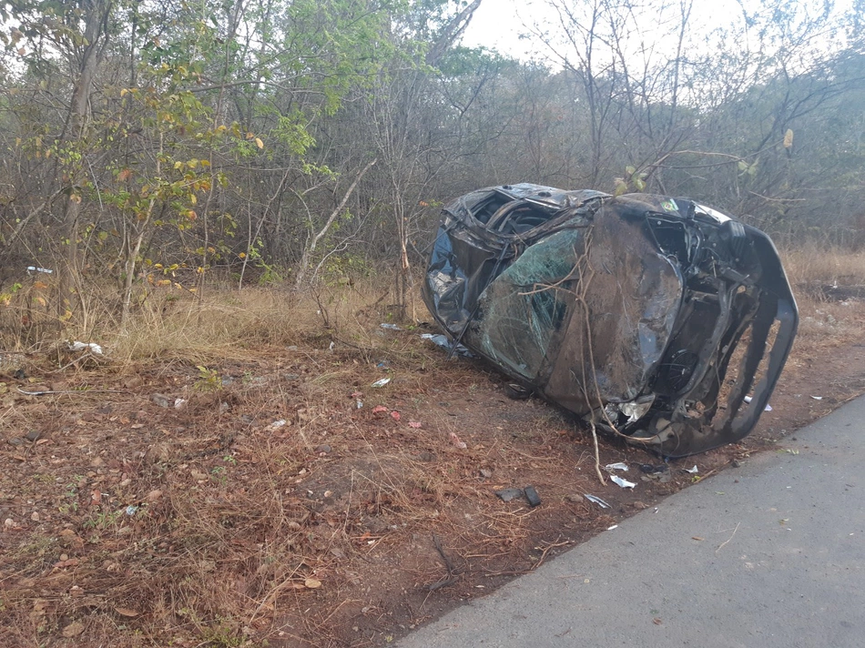 Acidente na BR 343 em Cocal de Telha