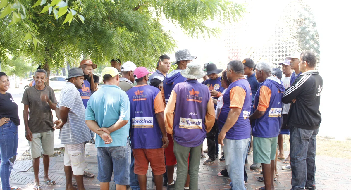 Carroceiros em manifestação