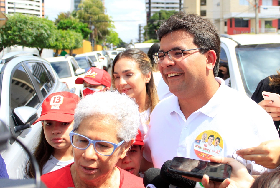 Rafael Fonteles e governadora Regina Sousa