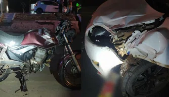 Colisão entre moto e carro deixam dois feridos em Picos