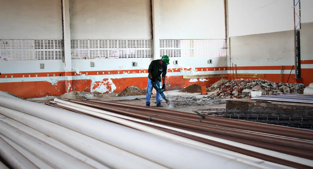 Obras no Mercado do Peixe