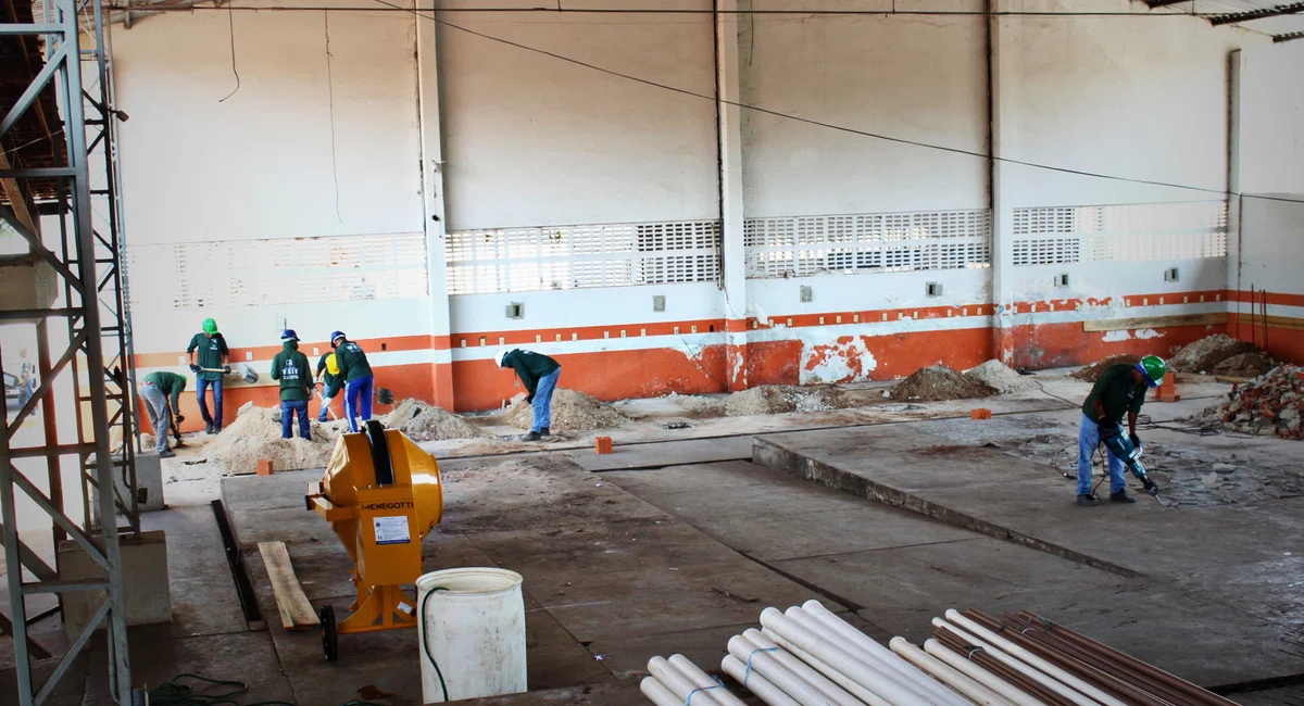 Obras no Mercado do Peixe