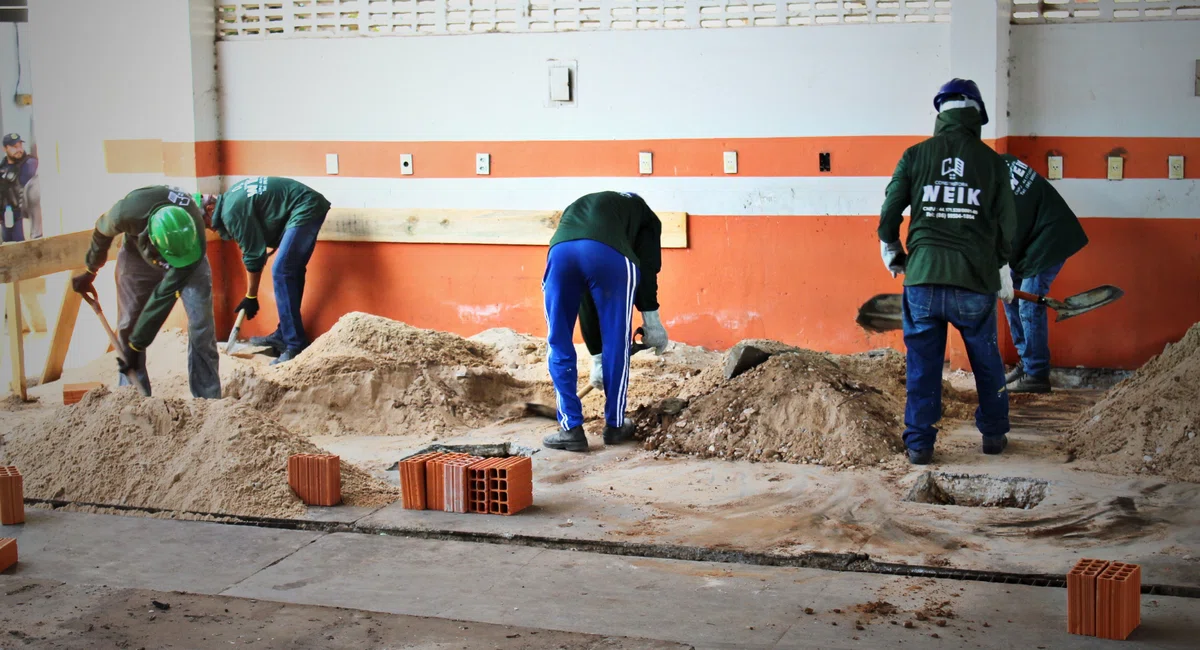 Obras no Mercado do Peixe