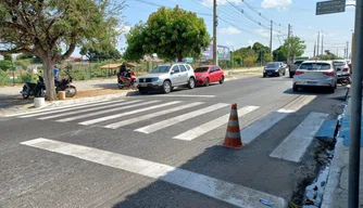 Revitalização de faixas de pedestres é prioridade para a STRANS