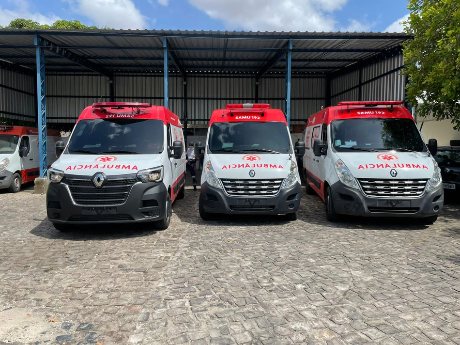 Novas ambulâncias do SAMU Teresina.