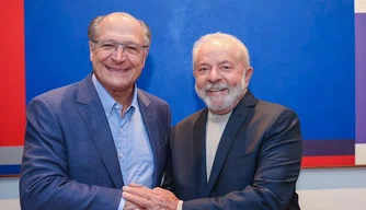 Lula e Alckmin.