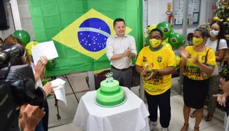 Hemopi em festa no dia do Doador Voluntário de Sangue.