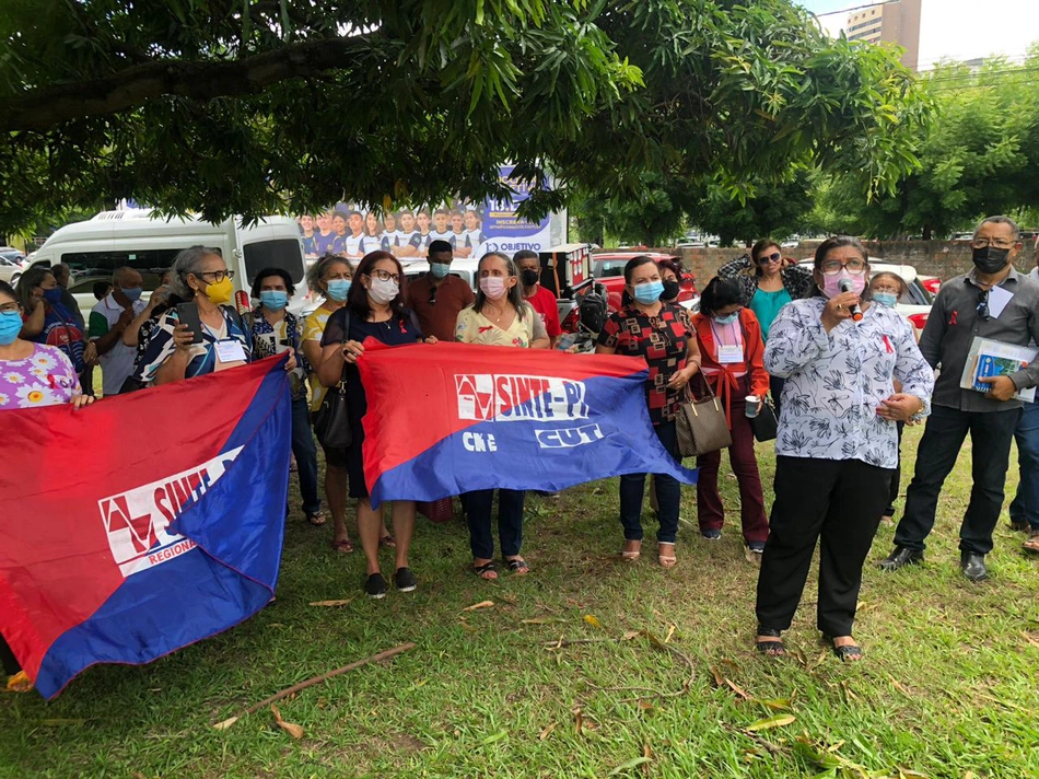 Manifestação do SINTE-PI na Alepi