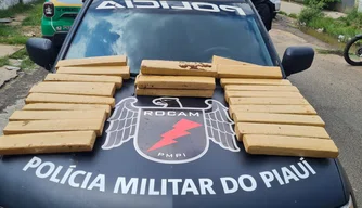 Apreensão realizada pela ROCAM na Vila Santo Afonso.