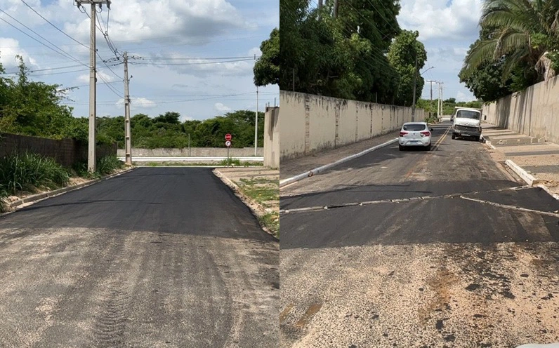 Pavimentação concluída no trecho da Avenida Homero Castelo Branco