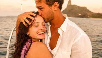 Larissa Manoela e André Luiz Frambach.