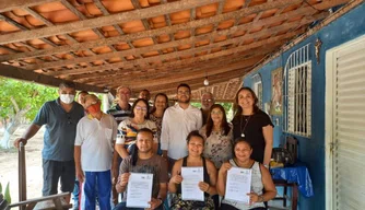 Entrega de moradias para comunidade da zona rural de Teresina.