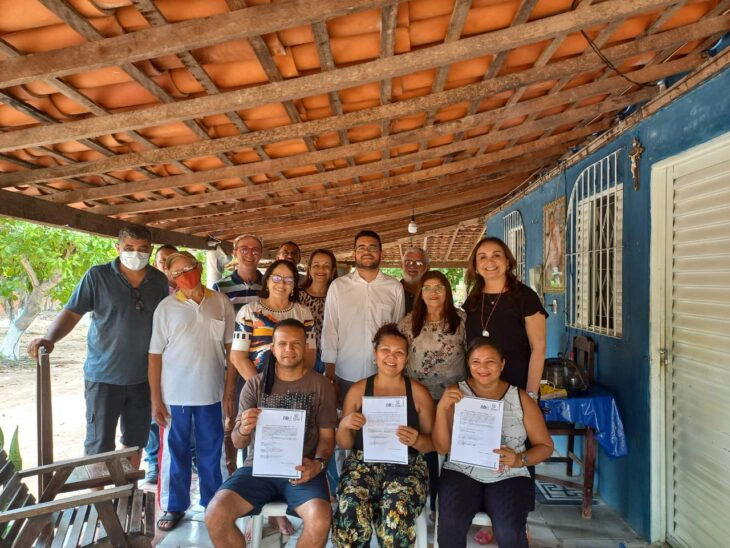 Entrega de moradias para comunidade da zona rural de Teresina.