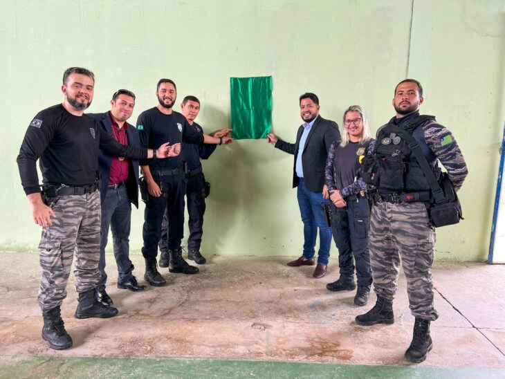 Inauguração do Ginásio Poliesportivo da Penitenciária Prof. José Ribamar Leite.