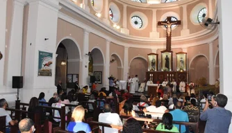 Missa na Igreja São Benedito