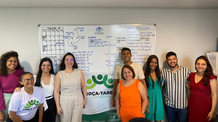 Equipe do projeto Força-Tarefa Defensorial do Piauí