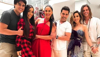 Wanessa e Dado passam o Natal juntos com Zezé e Graciele Lacerda